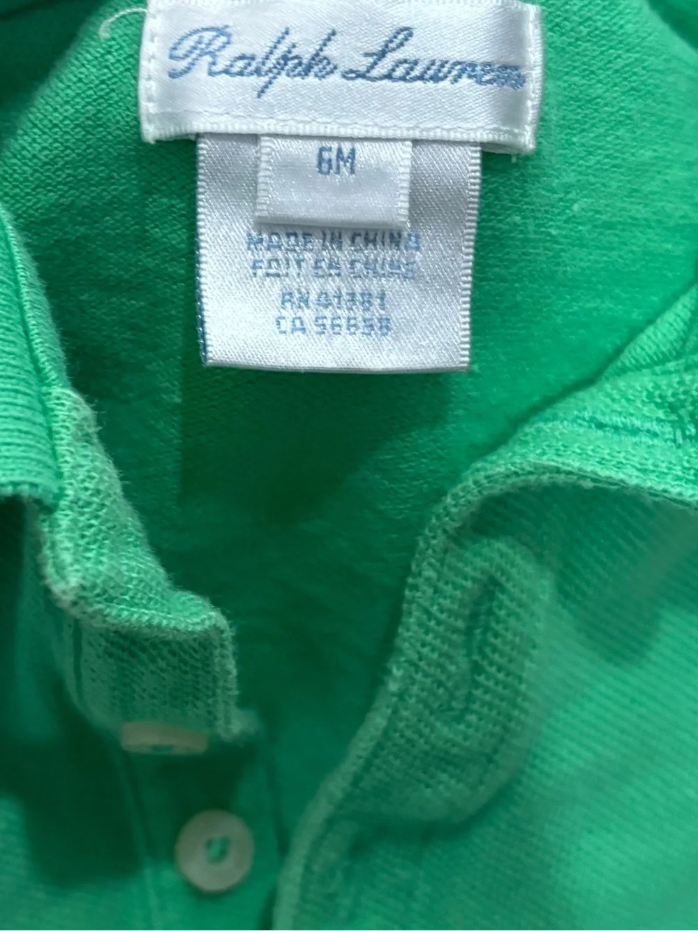 Ralph Lauren Ruffle Polo Dress Kelly Green